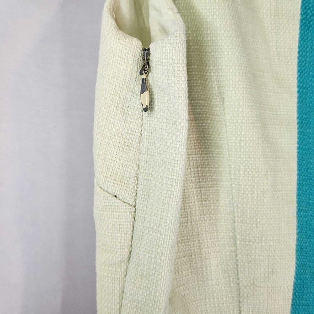 Anthropologie Dress Womens 2 Multicolor Tabitha Midi Flare Side Zip Sleeveless - Picture 7 of 8